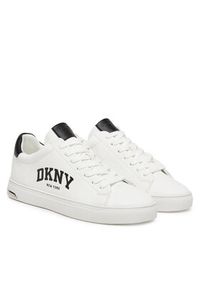 DKNY Sneakersy Alaire K2435318 Biały. Kolor: biały. Materiał: skóra #4