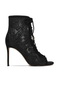 Eva Minge Botki EO-SASHA-LT18006-205 Czarny. Kolor: czarny. Materiał: materiał #1