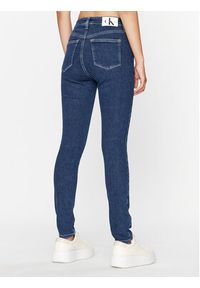 Calvin Klein Jeans Jeansy J20J222214 Granatowy Skinny Fit. Kolor: niebieski