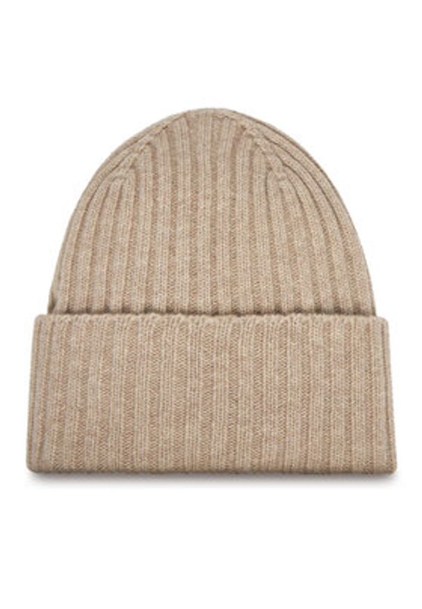 Weekend Max Mara Czapka Ritmo 2525576035 Beżowy. Kolor: beżowy. Materiał: wełna, materiał