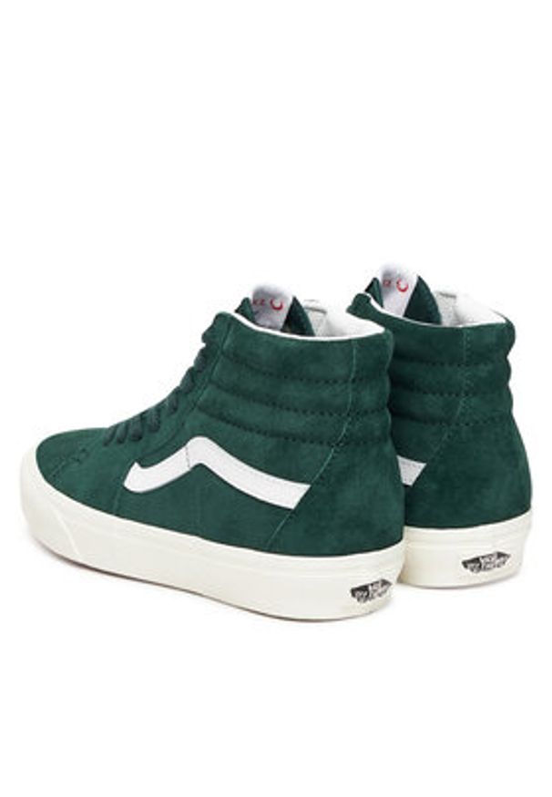 Vans Sneakersy Sk8-Hi VN000BW7EME1 Zielony. Kolor: zielony. Materiał: zamsz, skóra