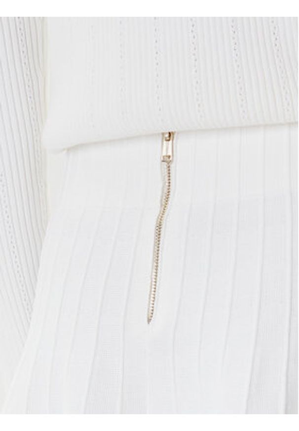 Guess Spódnica mini W5YD65 Z0130 Biały Regular Fit. Kolor: biały. Materiał: wiskoza