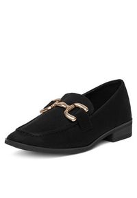 DeeZee Mokasyny RD2 Czarny. Kolor: czarny. Materiał: materiał #7