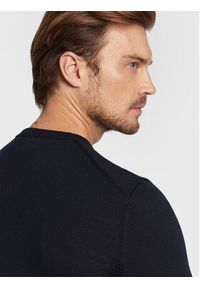 BOSS - Boss Sweter Botto-L 50476364 Granatowy Regular Fit. Kolor: niebieski. Materiał: bawełna #4