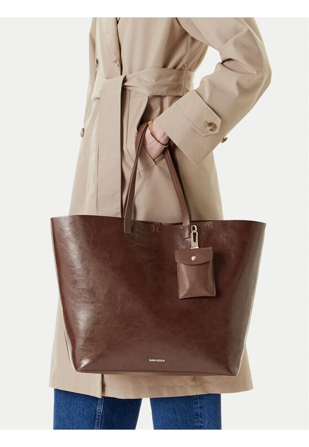 Gino Rossi Torebka C-THARAL-DA8078 Brązowy. Kolor: brązowy