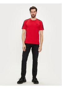 EA7 Emporio Armani T-Shirt 3DPT35 PJ02Z 1461 Czerwony Regular Fit. Kolor: czerwony. Materiał: bawełna #5