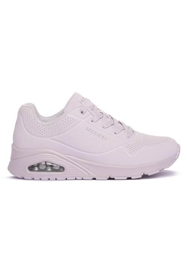 skechers - Buty do chodzenia damskie Skechers Lvlp Uno Stand On Air. Kolor: beżowy. Materiał: materiał, syntetyk. Sport: turystyka piesza