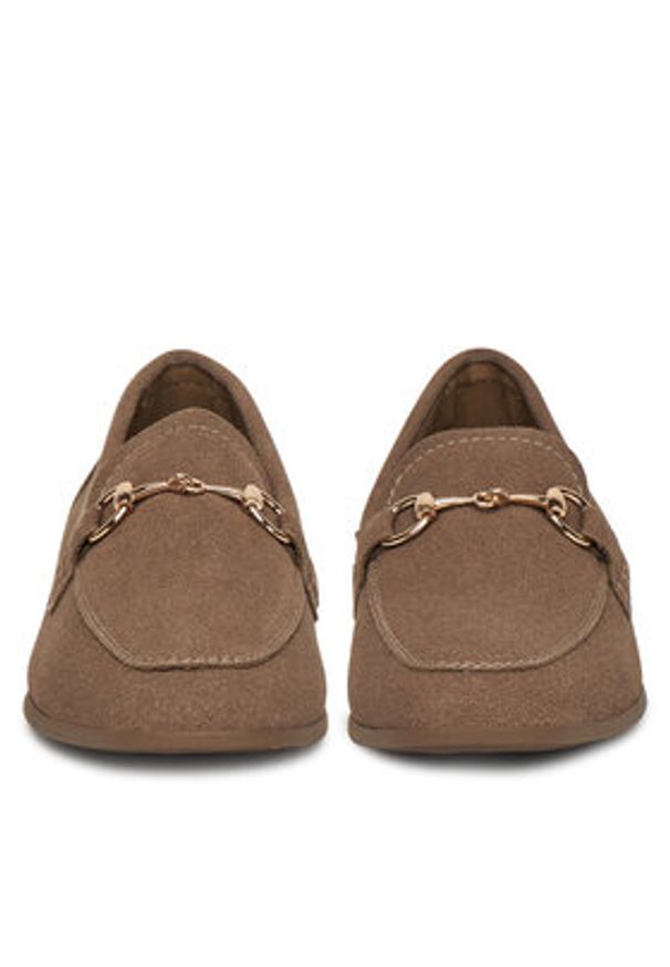 Jenny - JENNY Loafersy HY60163-9 Beżowy. Kolor: beżowy. Materiał: materiał