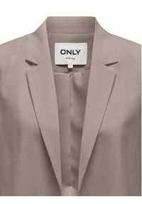 only - ONLY Marynarka Leila 15310948 Beżowy Loose Fit. Kolor: beżowy. Materiał: syntetyk