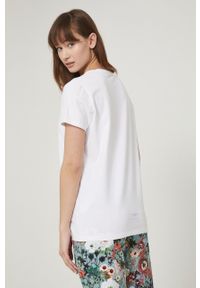 medicine - Medicine t-shirt damski kolor biały. Okazja: na co dzień. Kolor: biały. Wzór: aplikacja. Styl: casual #5
