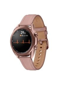 Smartwatch SAMSUNG Galaxy Watch 3 SM-R850N 41mm Miedziany. Rodzaj zegarka: smartwatch. Kolor: brązowy. Materiał: skóra. Styl: elegancki #1