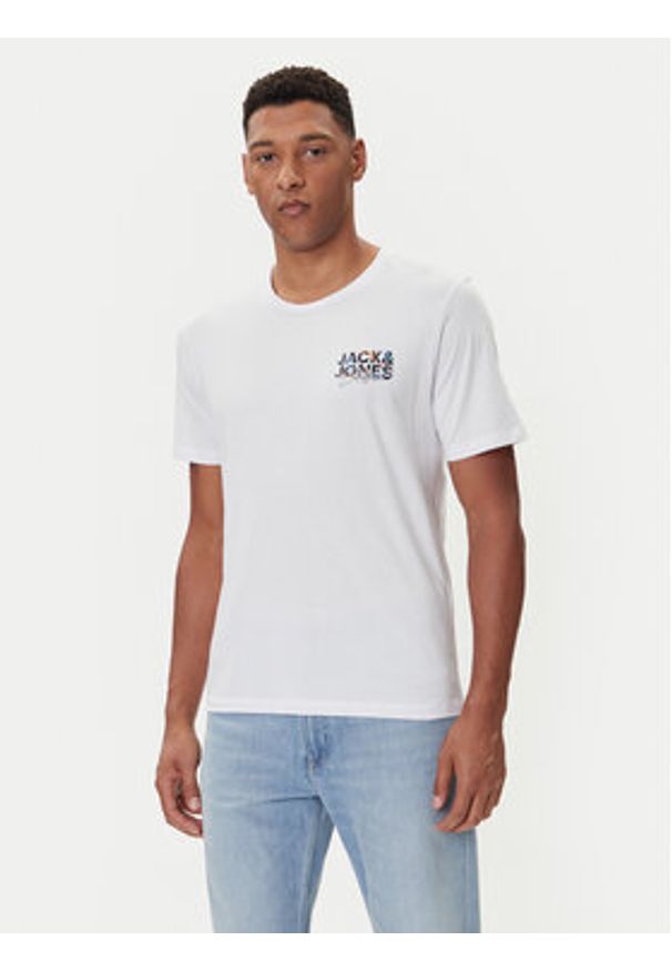 Jack & Jones Komplet t-shirtów Geplas 12288304 Kolorowy Regular Fit. Materiał: bawełna. Wzór: kolorowy
