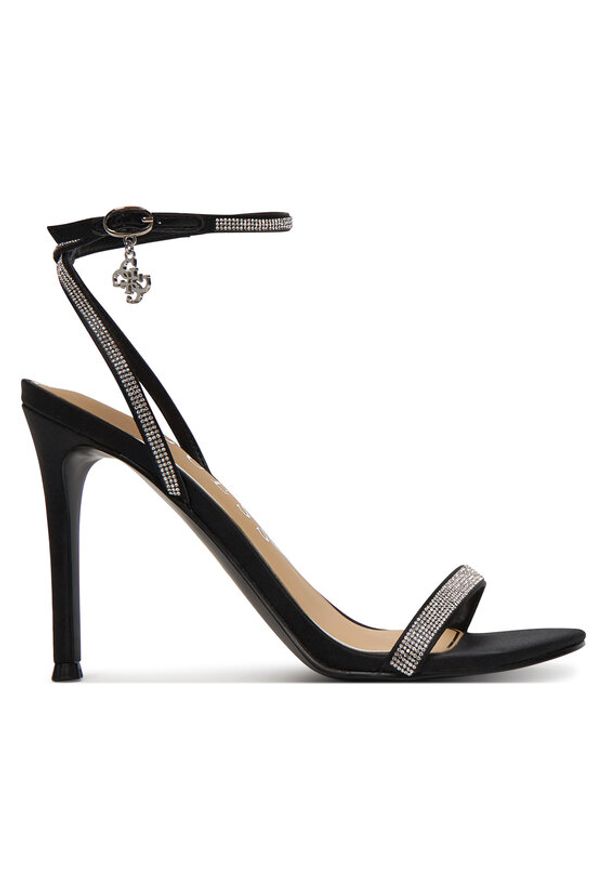 Guess Sandały FLJCHR SAT03 Czarny. Kolor: czarny. Materiał: skóra