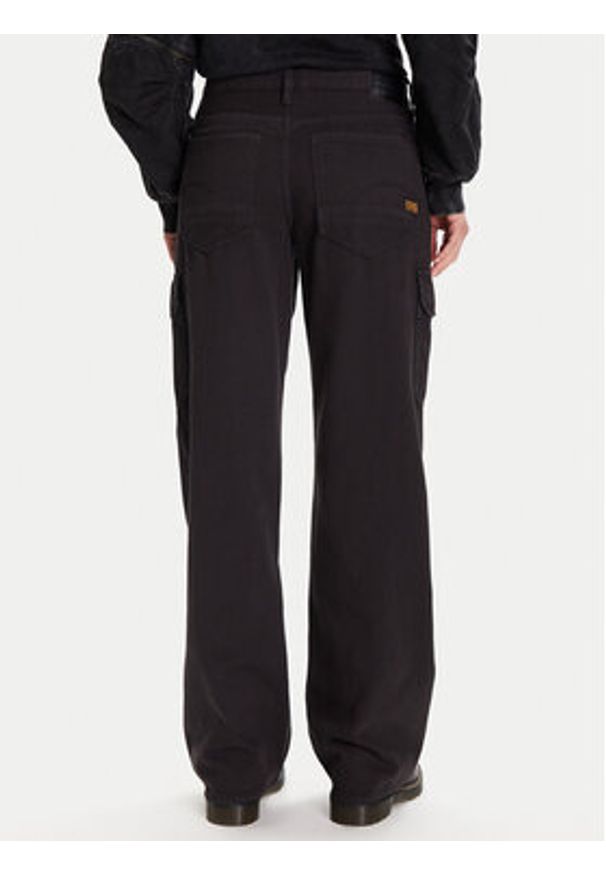 G-Star RAW - G-Star Raw Spodnie materiałowe Judee D24673-E078 Czarny Relaxed Fit. Kolor: czarny. Materiał: bawełna
