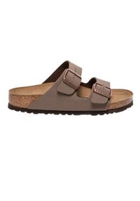 Klapki turystyczne uniseks Birkenstock Arizona 181. Kolor: brązowy. Materiał: syntetyk, materiał, skóra. Styl: sportowy