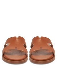 Gino Rossi Klapki ELLE-E25-27281 Brązowy. Kolor: brązowy. Materiał: skóra #5