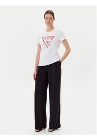 Guess T-Shirt W5YI40 I3Z14 Biały Regular Fit. Kolor: biały. Materiał: bawełna #5