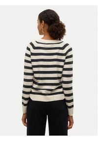 Vero Moda Sweter Doffy 10201022 Beżowy Regular Fit. Kolor: beżowy. Materiał: syntetyk #6