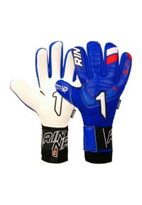 RINAT - Dziecięce rękawice bramkarskie Rinat NKAM Prime. Kolor: niebieski. Sport: piłka nożna