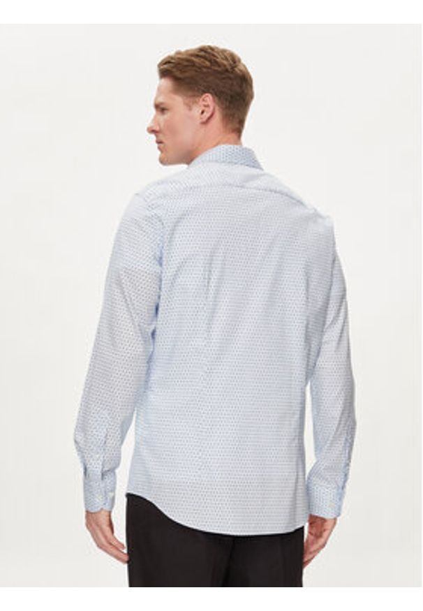 TOMMY HILFIGER - Tommy Hilfiger Koszula Circle MW0MW34649 Błękitny Slim Fit. Kolor: niebieski. Materiał: bawełna