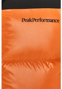 Peak Performance - Bezrękawnik puchowy. Okazja: na co dzień. Typ kołnierza: bez kaptura. Kolor: pomarańczowy. Materiał: puch. Styl: casual #5