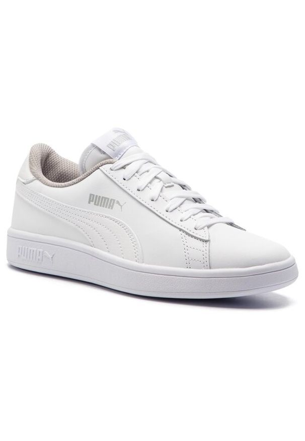 Puma Sneakersy Smash V2 L Jr 365170 02 Biały. Kolor: biały. Materiał: skóra