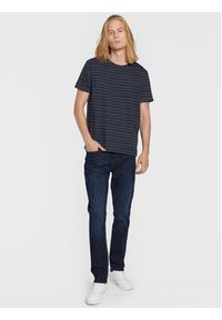 Blend T-Shirt 20714263 Granatowy Regular Fit. Kolor: niebieski. Materiał: bawełna #4