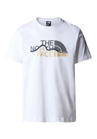 Koszulka turystyczna męska The North Face M Mountain Line Tee. Kolor: biały
