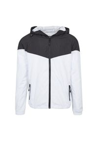 Dwukolorowa kurtka wodoodporna Urban Classics. Kolor: czarny. Materiał: materiał. Styl: sportowy #1