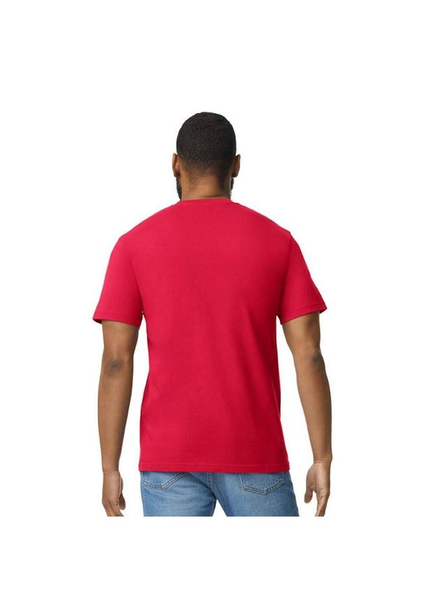 GILDAN - Koszulka Unisex Dla Dorosłych Softstyle Midweight. Kolor: czerwony