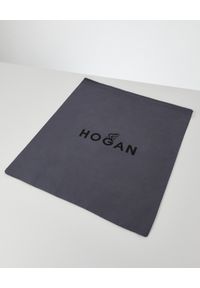 Hogan - HOGAN - Czarne sneakersy H585. Kolor: szary. Materiał: guma, zamsz. Szerokość cholewki: normalna #6