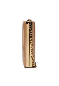 Kurt Geiger Torebka Kensington Clutch 9544348309 Brązowy. Kolor: brązowy. Materiał: skórzane