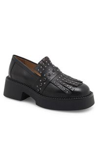 Eva Minge Loafersy LAGOA-24755 Czarny. Kolor: czarny #9