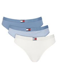 TOMMY HILFIGER - Tommy Hilfiger Komplet stringów UW0UW06139 Kolorowy. Materiał: bawełna. Wzór: kolorowy #3