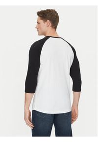 Vans Longsleeve Raglan Athletic VN000XXMYB21 Biały Slim Fit. Kolor: biały. Materiał: bawełna. Długość rękawa: długi rękaw #6