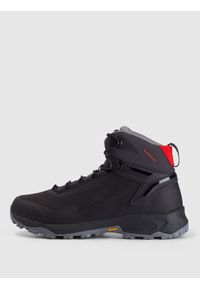 4f - 4F Wysokie buty trekkingowe ICE CRACKER z izolacją Primaloft męskie - czarne 40. Wysokość cholewki: przed kolano. Zapięcie: sznurówki. Kolor: czarny. Materiał: nylon. Szerokość cholewki: normalna. Technologia: Primaloft. Sezon: zima. Sport: turystyka piesza