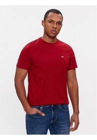 Tommy Jeans T-Shirt Classic DM0DM09598 Czerwony Regular Fit. Kolor: czerwony. Materiał: bawełna #1