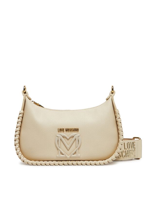 Love Moschino - LOVE MOSCHINO Torebka JC4128PP1MLJ0110 Beżowy. Kolor: beżowy. Materiał: skórzane