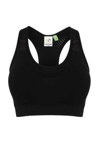 TOMBO - Biustonosz Sportowy Bezszwowy Dla Kobiet. Kolor: czarny. Sport: turystyka piesza #1