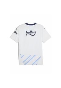 Puma - Męska koszulka wyjazdowa Fenerbahçe SK 24/25 PUMA White Dusky Blue. Kolor: biały, wielokolorowy, niebieski