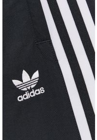 adidas Originals Spodnie H20547 damskie kolor czarny. Kolor: czarny. Materiał: tkanina, poliester, materiał, poliamid. Wzór: gładki #4