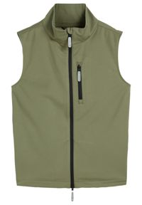 bonprix - Kamizelka chłopięca softshell. Kolor: zielony. Materiał: softshell #1