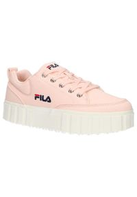 Buty do chodzenia damskie Fila Sandblast C trampki. Kolor: różowy. Obcas: na platformie. Sport: turystyka piesza