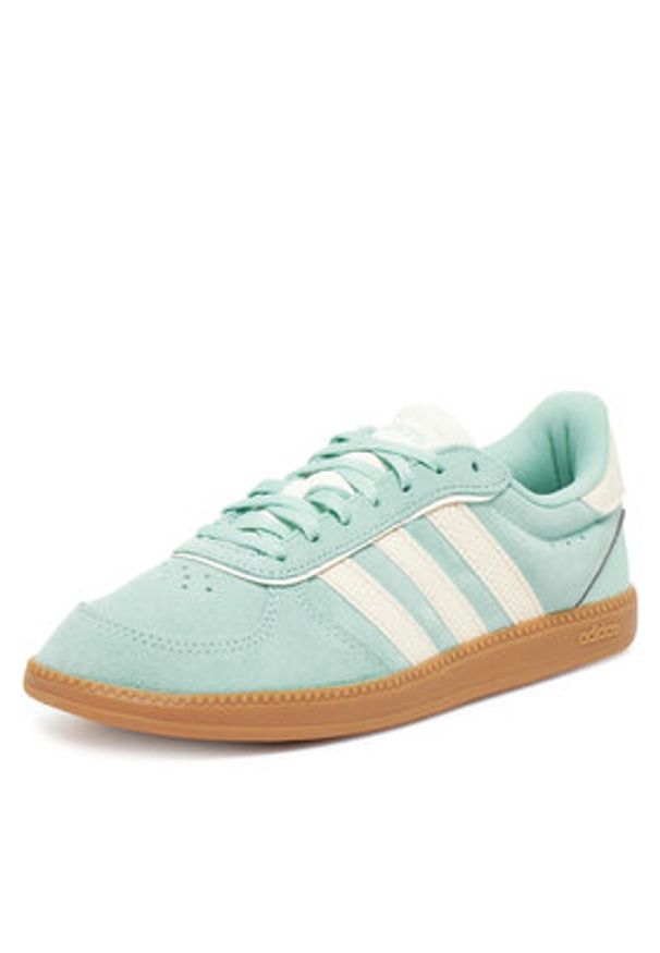 Adidas - adidas Sneakersy BREAKNET SLEEK SUEDE IH5469 Niebieski. Kolor: niebieski