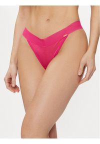 Gossard Stringi Glossies 6256 Różowy. Kolor: różowy. Materiał: syntetyk #1