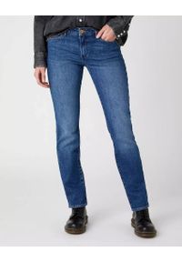 Wrangler - WRANGLER STRAIGHT DAMSKIE SPODNIE JEANSOWE JEANSY AIRBLUE W28TJX386 112141301