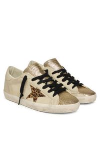 GOLDEN GOOSE - Golden Goose Sneakersy Super-Star Classic With List GWF00101.F007524.15741 Beżowy. Kolor: beżowy. Materiał: skóra #4