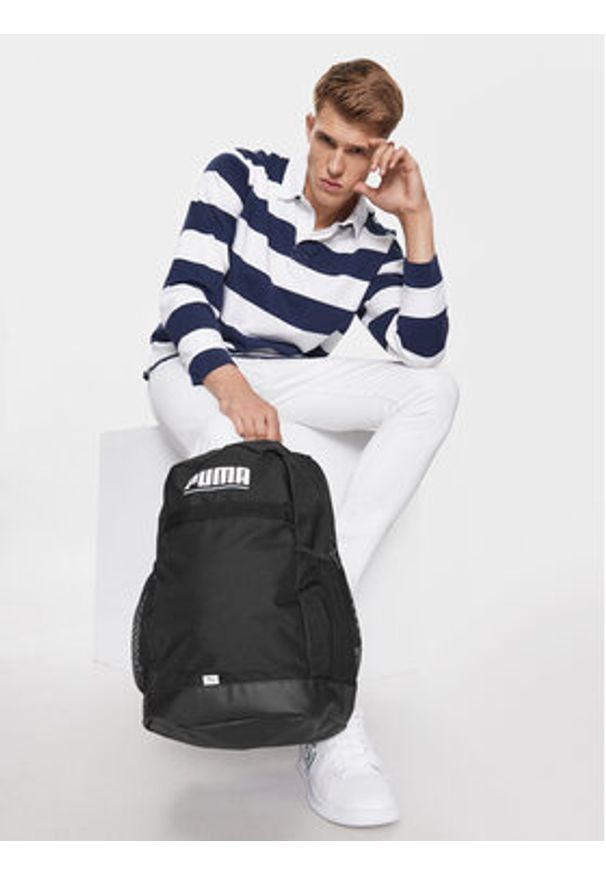 Puma Plecak Plus Backpack 079615 01 Czarny. Kolor: czarny. Materiał: materiał
