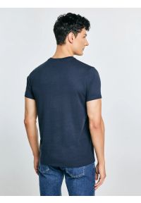Big-Star - Koszulka męska z nadrukiem granatowa Keren 403. Kolor: niebieski. Materiał: bawełna. Wzór: nadruk #5