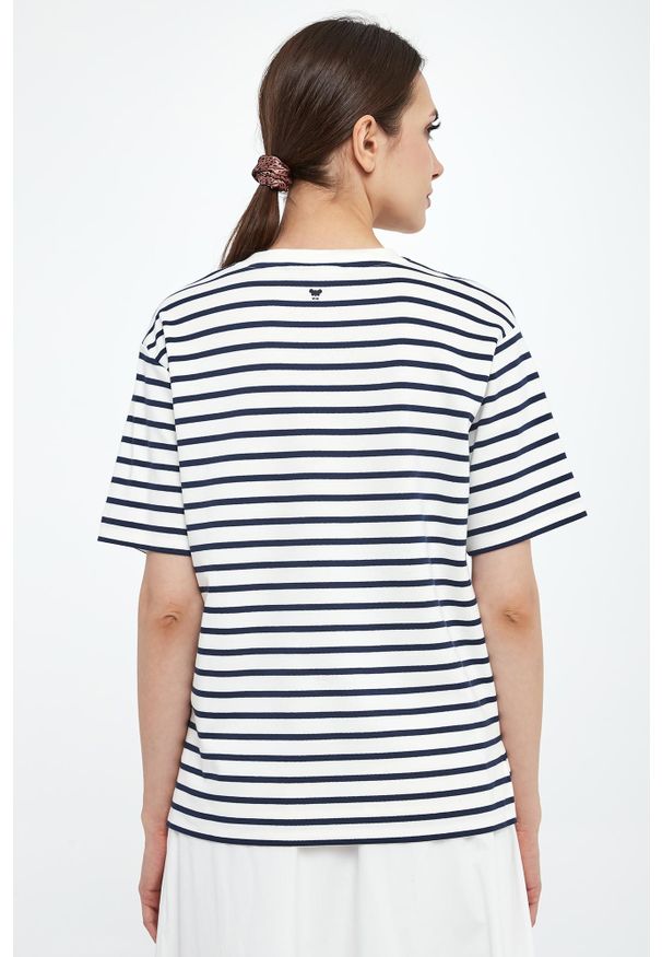 Weekend Max Mara - T-shirt damski w paski Multid WEEKEND MAX MARA. Wzór: paski